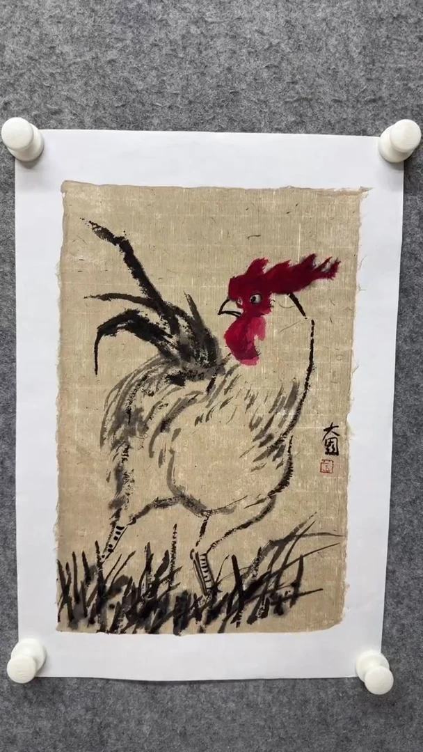 国画写意画花鸟画手绘