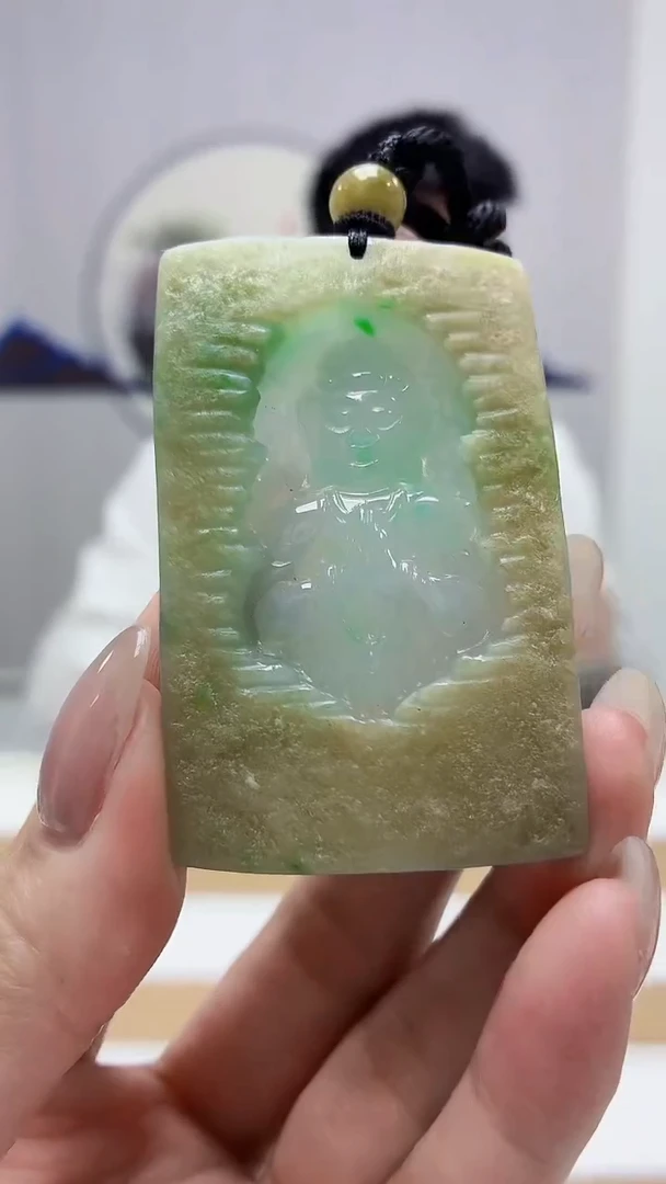 未镶嵌定制翡翠5028MM-毛货挂件21