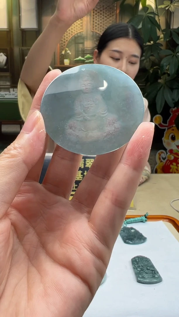 翡翠未镶嵌颈饰G2025-5-11-101