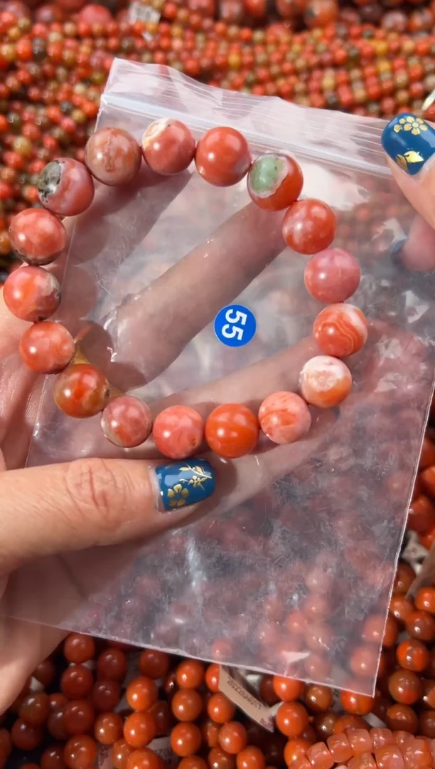 未镶嵌手串南红玛瑙12+