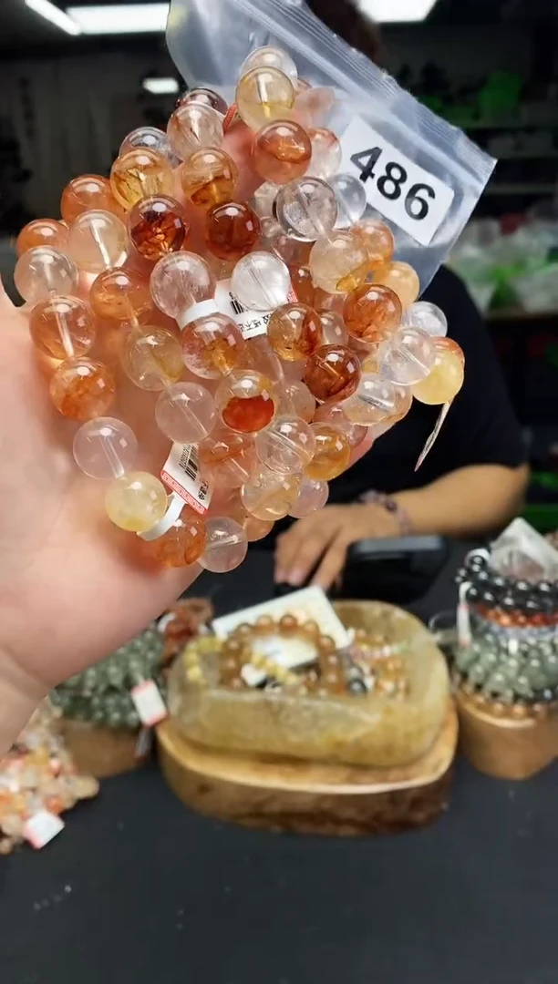 水晶手串未镶嵌手串486多样性发其一