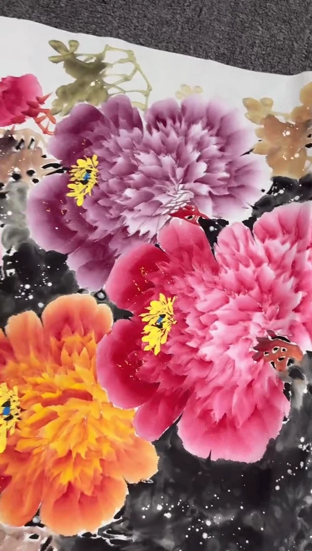 国画艺初美术馆精选链接--国花牡丹