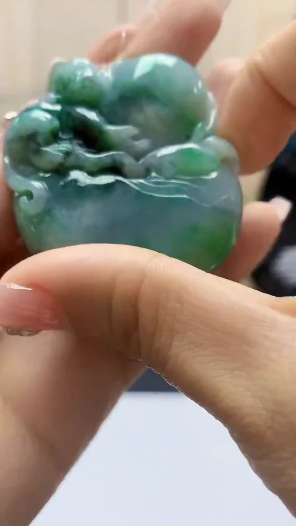 未镶嵌定制翡翠5159ty-毛货挂件63