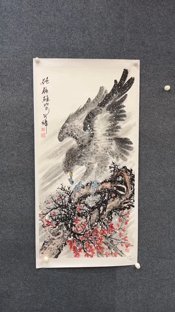 【闪购商品】国画2.11-颜新辉-四尺中马原作43