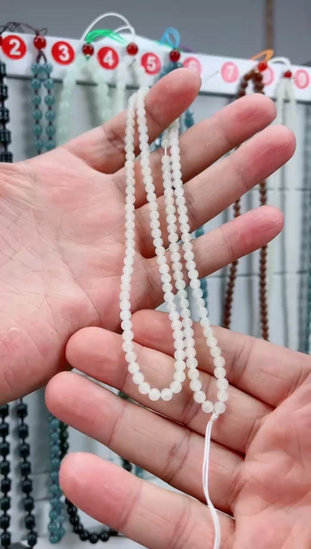 和田玉未镶嵌颈饰常*，4