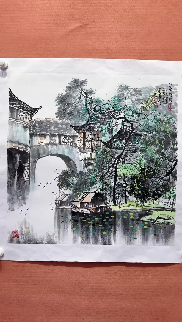 国画师立照老师国画作品