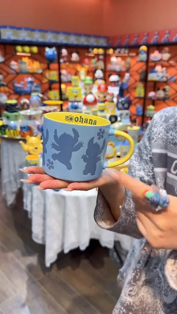 瓷片@@陶瓷杯史迪仔杯子