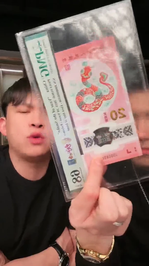 【闪购商品】塑料PMG评级-蛇钞财富司令68无4全偶