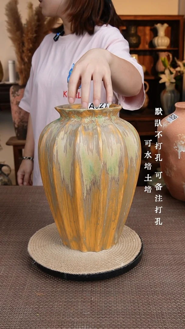 摆件A027景德镇陶瓷花瓶