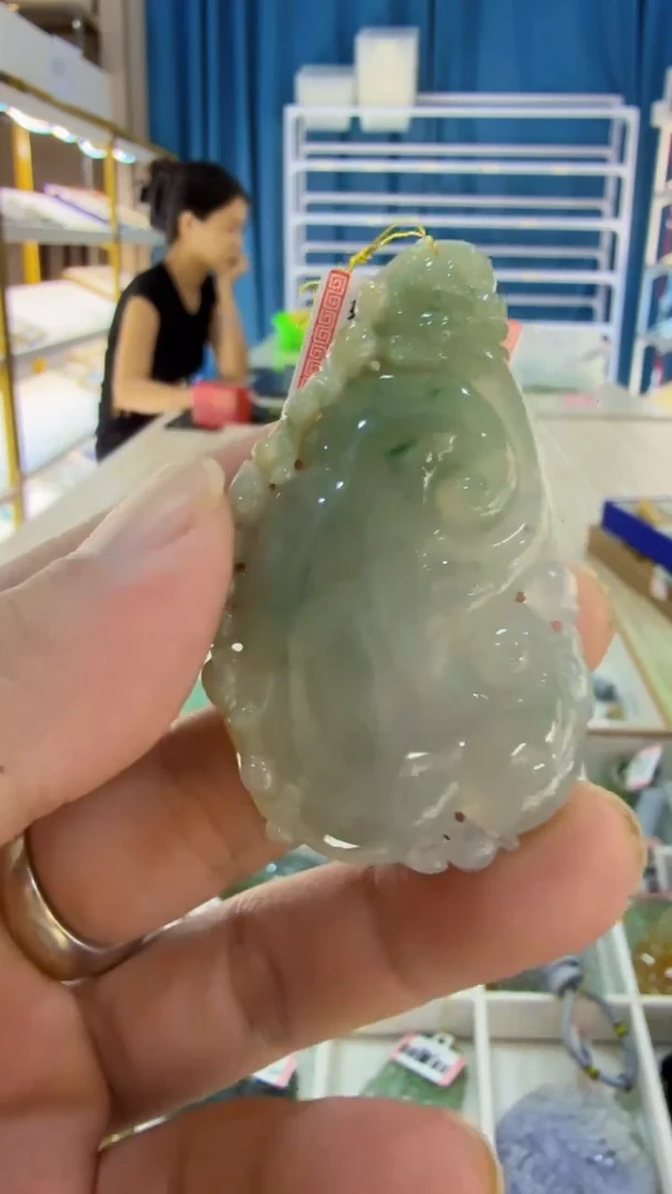 翡翠未镶嵌吊坠(不含链)347