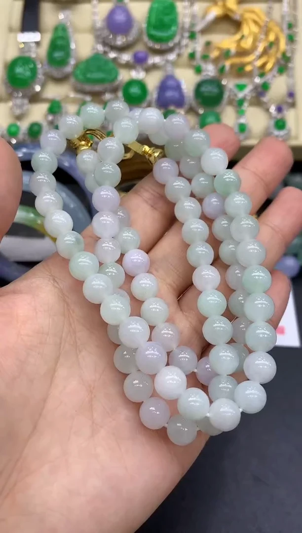 颈饰未镶嵌翡翠115-中国好珍宝