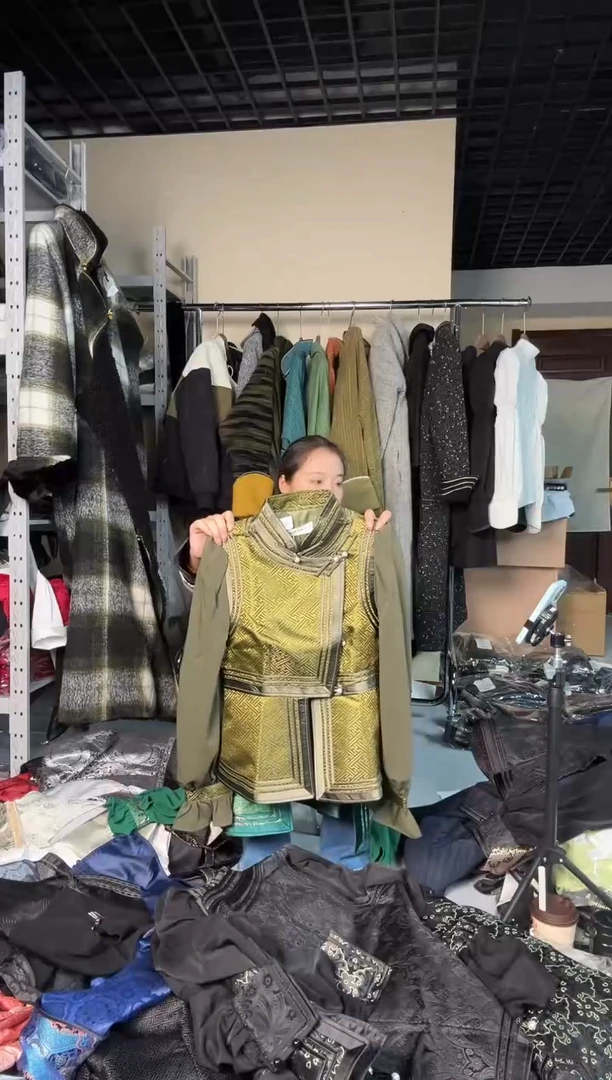 军绿色纱袖  M码