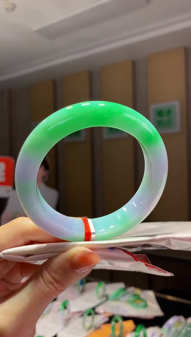 未镶嵌手镯翡翠-C59 圈口57.6