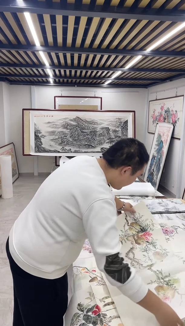 国画阿豪专属链接-没骨横幅