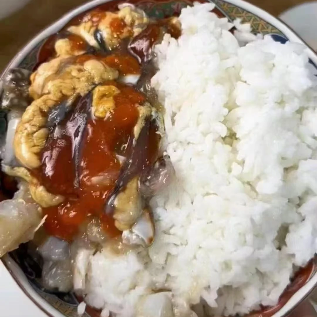 【冻蟹】浙江宁波红膏蟹糊2两一个2只左右一罐0.3斤分量