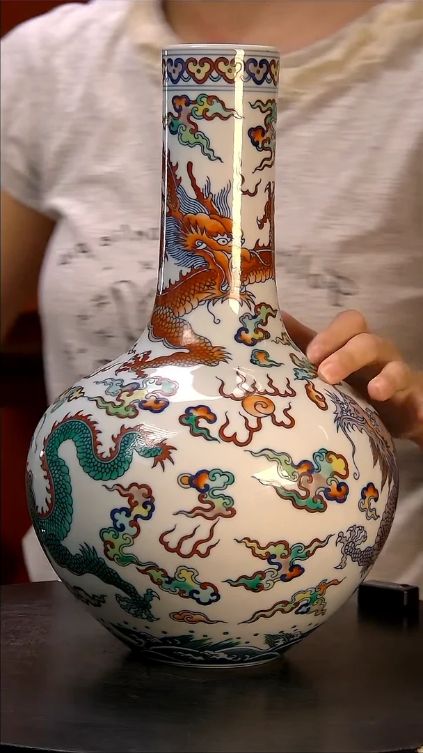 摆件z****5精品彩瓷摆件陶瓷