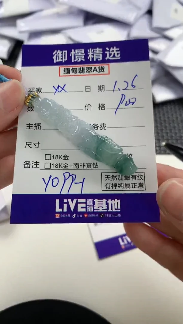 【闪购商品】翡翠颈饰未镶嵌177