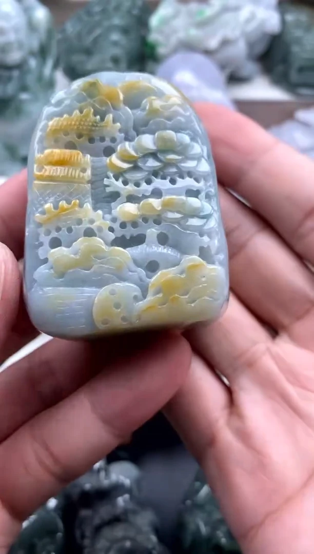 吊坠(不含链)未镶嵌翡翠1