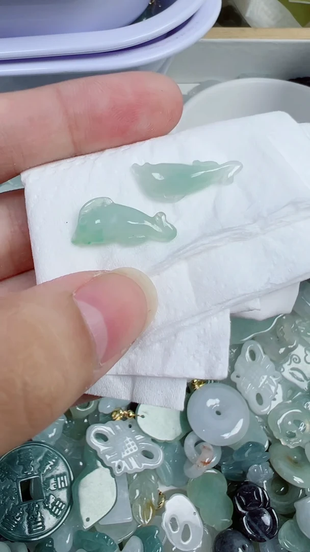 散珠翡翠419号链接，A货翡翠
