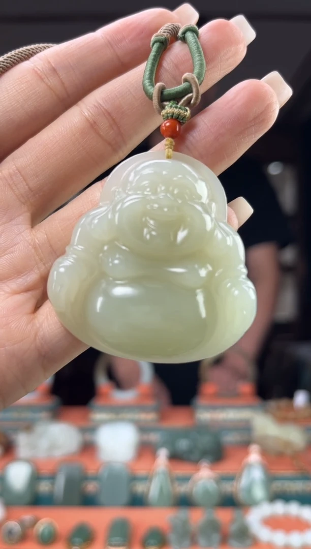 颈饰未镶嵌和田玉佩佩45mm左右