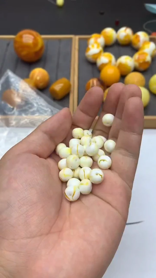 D100瓷白10mm单珠