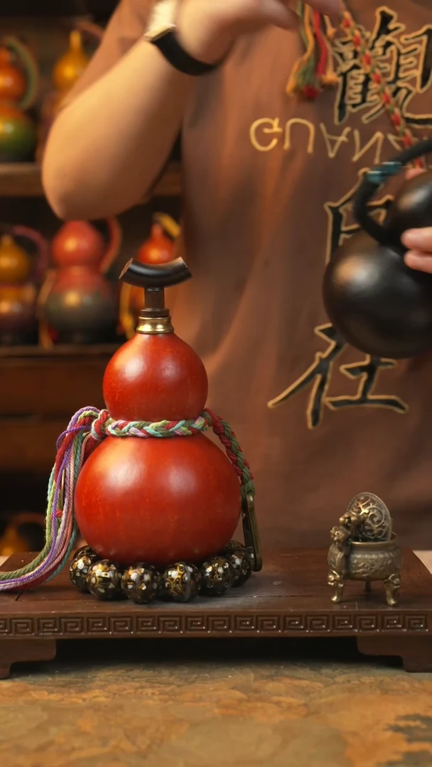 180大漆一物一拍记葫堂出品【不带手串】