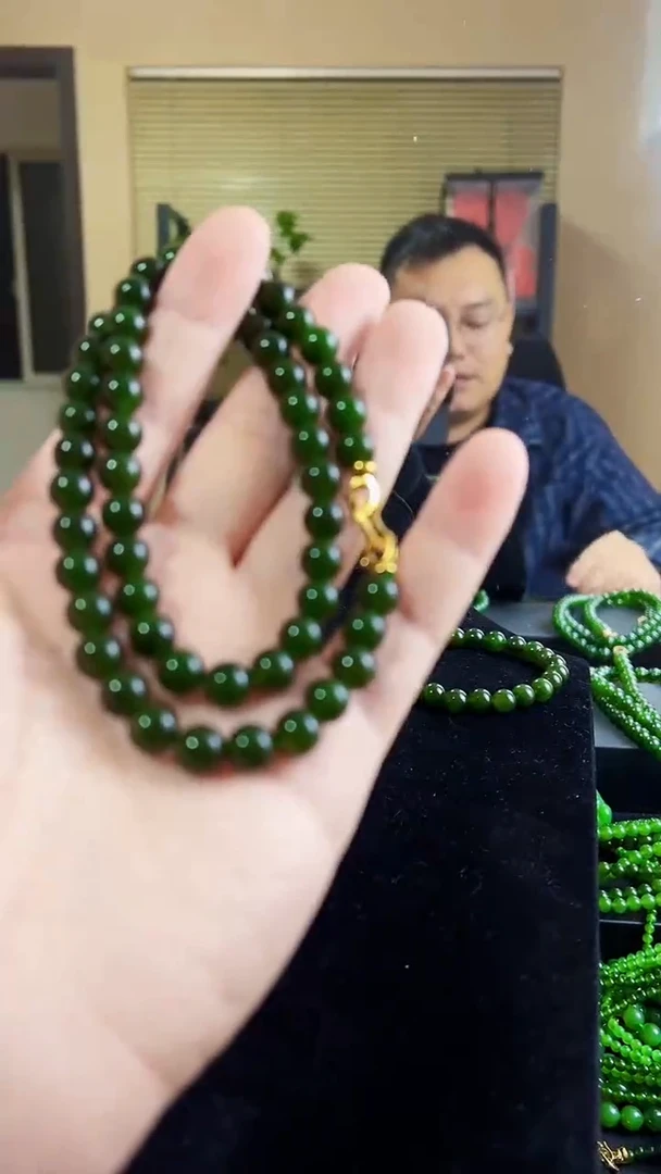 项链未镶嵌和田玉（碧玉）8