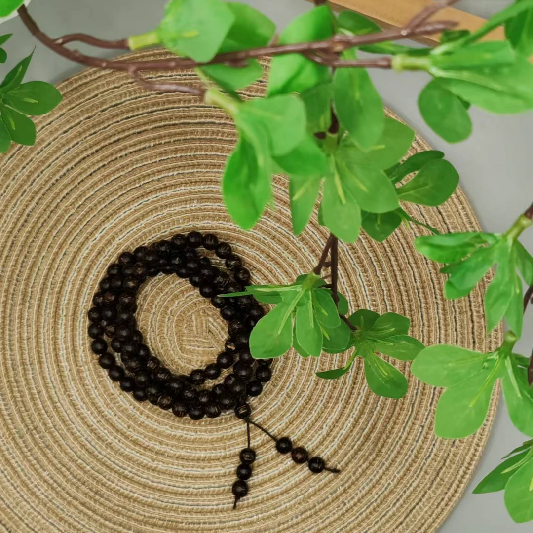 非金属木质手链 手串108颗男女通用百搭素款手工精美时尚复古