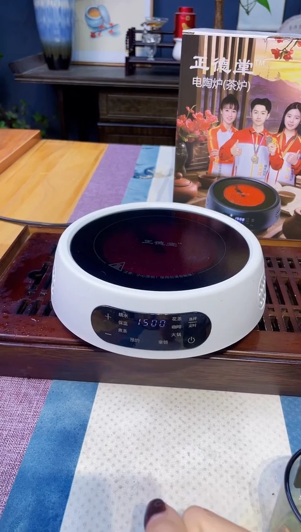 煮茶炉正德堂大功率电陶炉白色一只