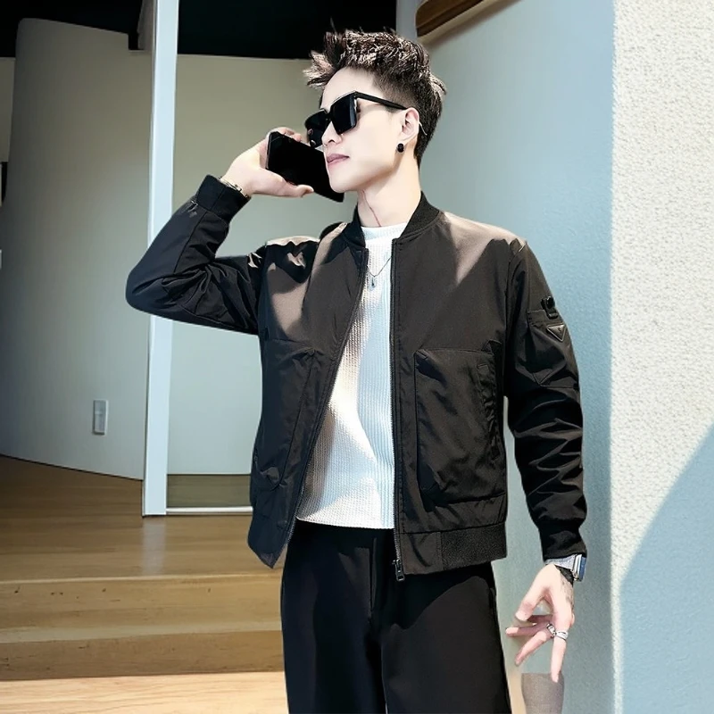 NYING秋季夹克棒球制服夹2025年秋季男士新款今年流行的高端帅气