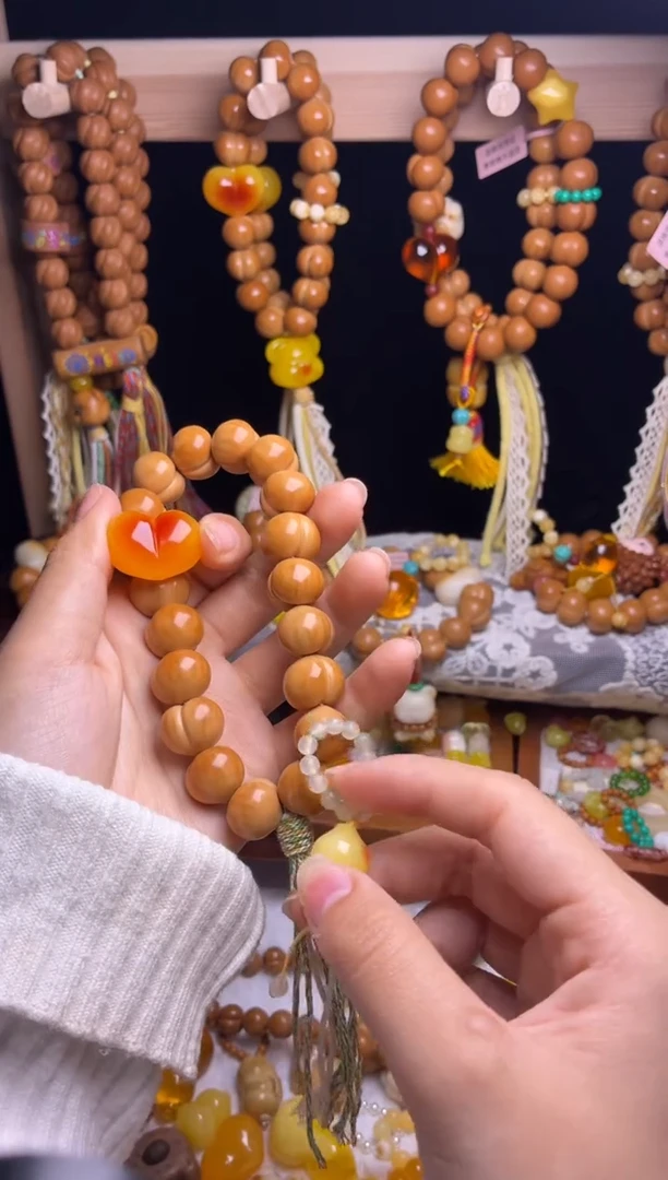 吊坠猴头核桃张*全品纯手工俏心俏色葫芦吊坠手串