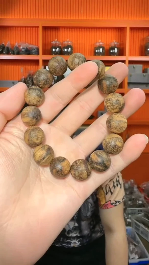 沉香手串400号霸王岭虎斑单圈20g1.5多样性发一