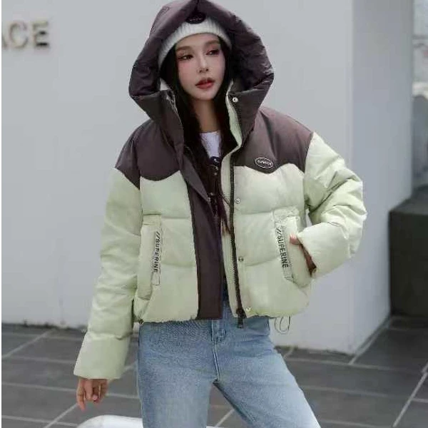 冬季新款加厚保暖连帽显瘦时尚百搭休闲女士棉服外套8805#