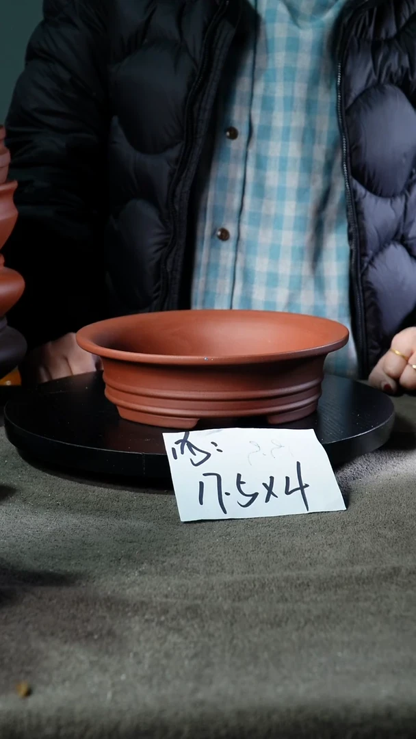 宜兴紫砂花盆小盆盆