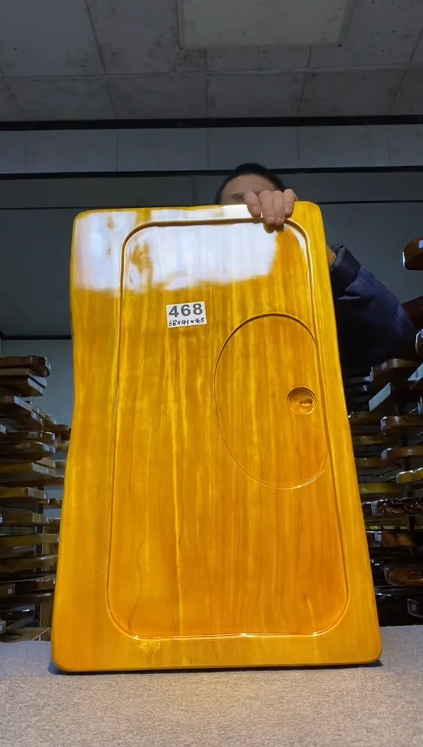 实木原木茶盘 一物一拍(不含配件）