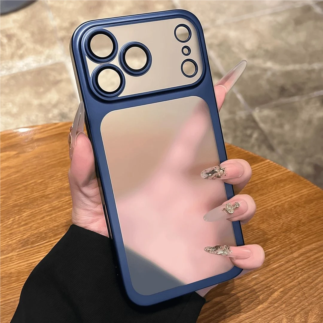 高级感电镀PC超薄肤感磨砂适用苹果17/16手机壳带镜头膜15/14/13