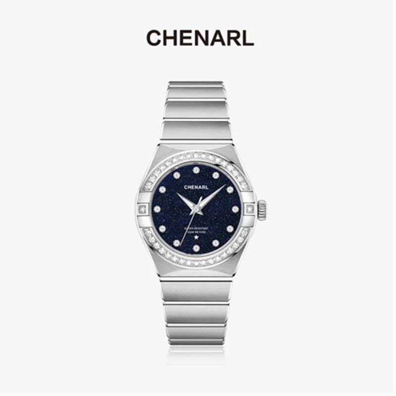 CHENARL/蝶飞/表径28mm女士经典全自动腕表