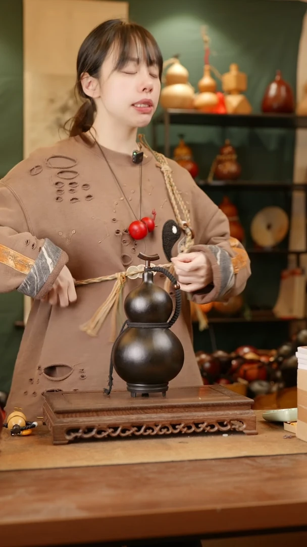 62号精品天然大漆酒葫芦一物一拍~