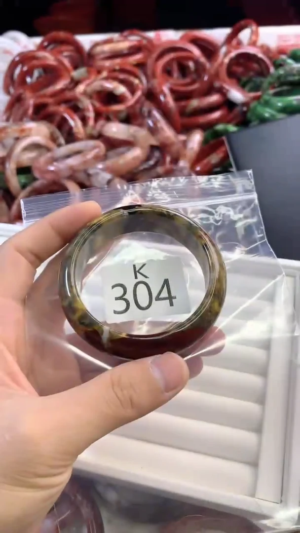 水晶手镯K未镶嵌水晶304-58