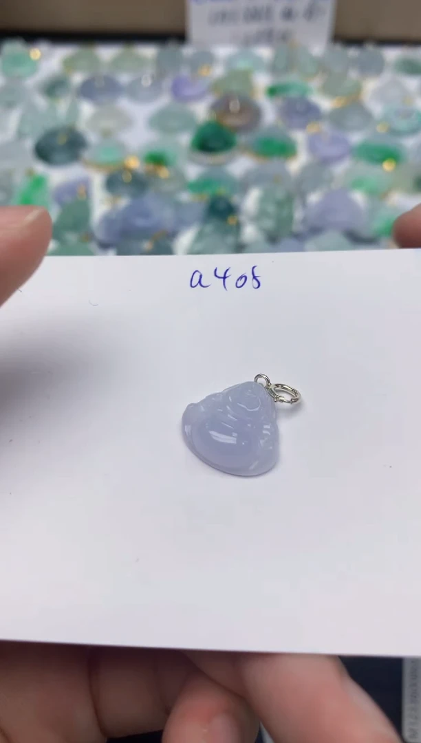 翡翠未镶嵌颈饰天然缅甸A货翡翠