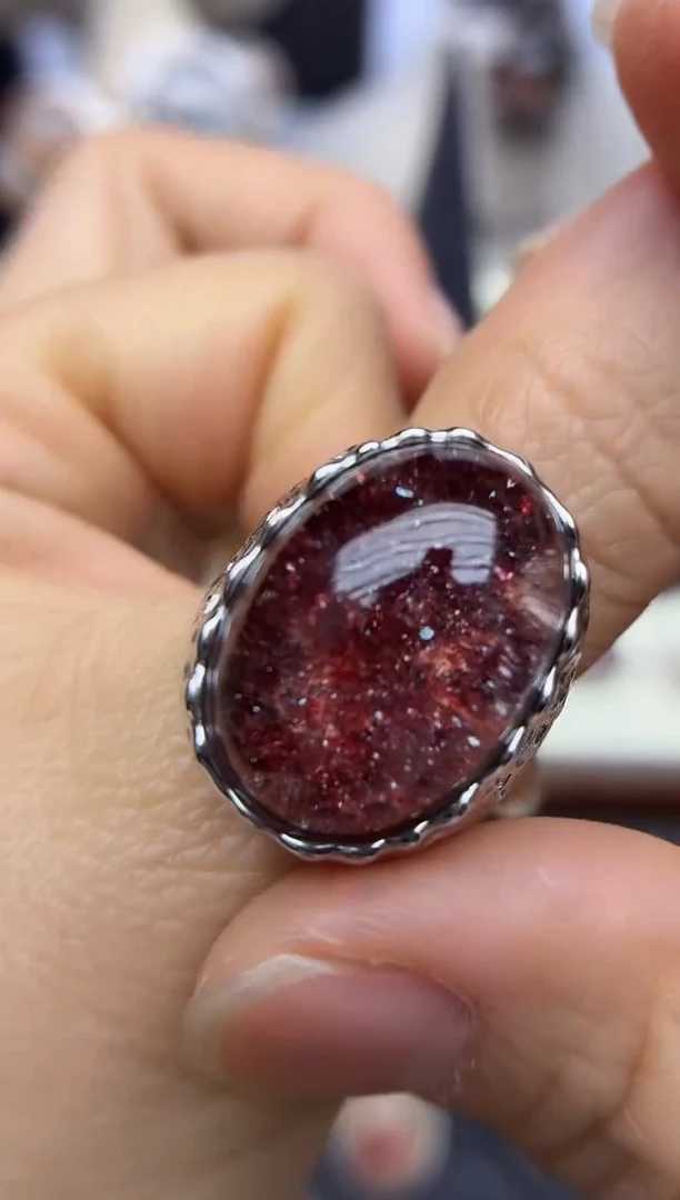 银S925镶嵌珠宝半成品水晶J***y定制定制