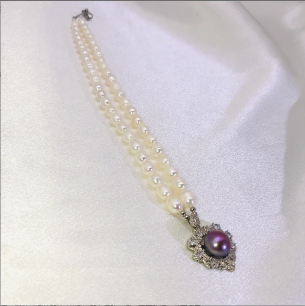 非金属珐琅项链 璀璨之心白色项链