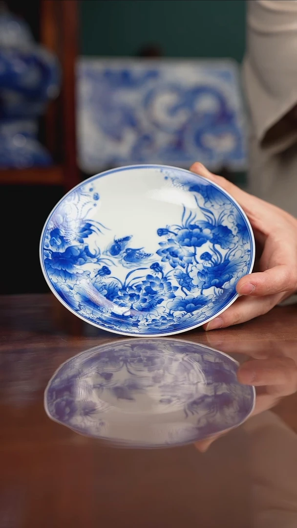 晓月柴窑 荷花壶承