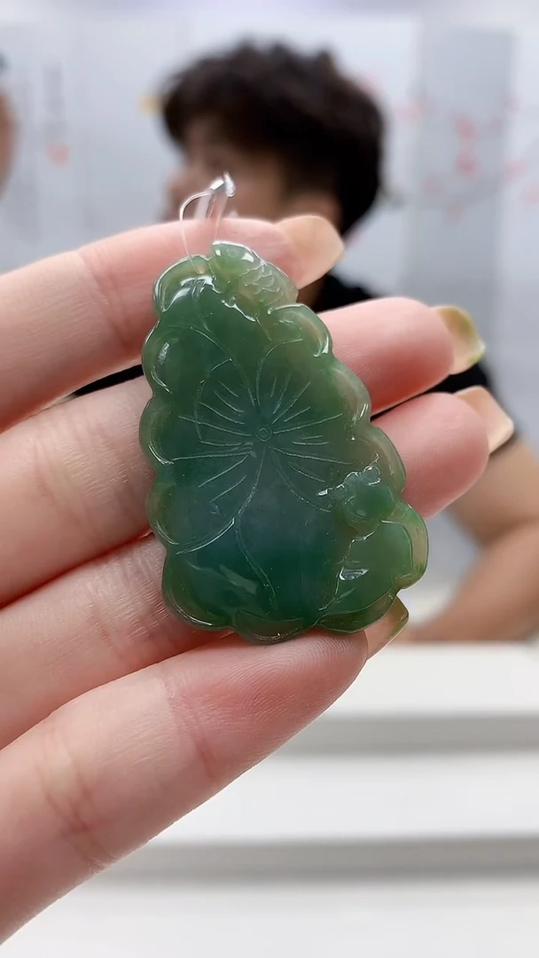 未镶嵌定制翡翠5145ry-毛货挂件45