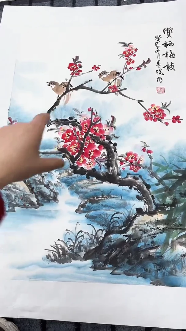 精品国画花鸟作品