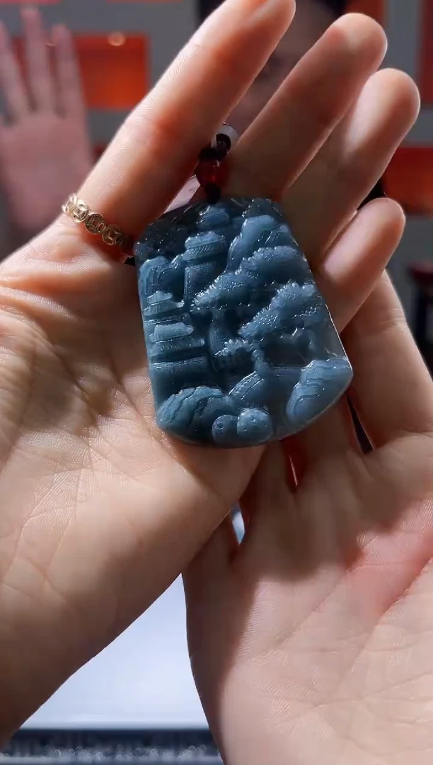 翡翠未镶嵌颈饰YFS0606007