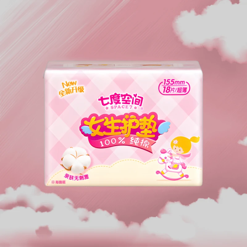 七度空间少女护垫18片×1包.
