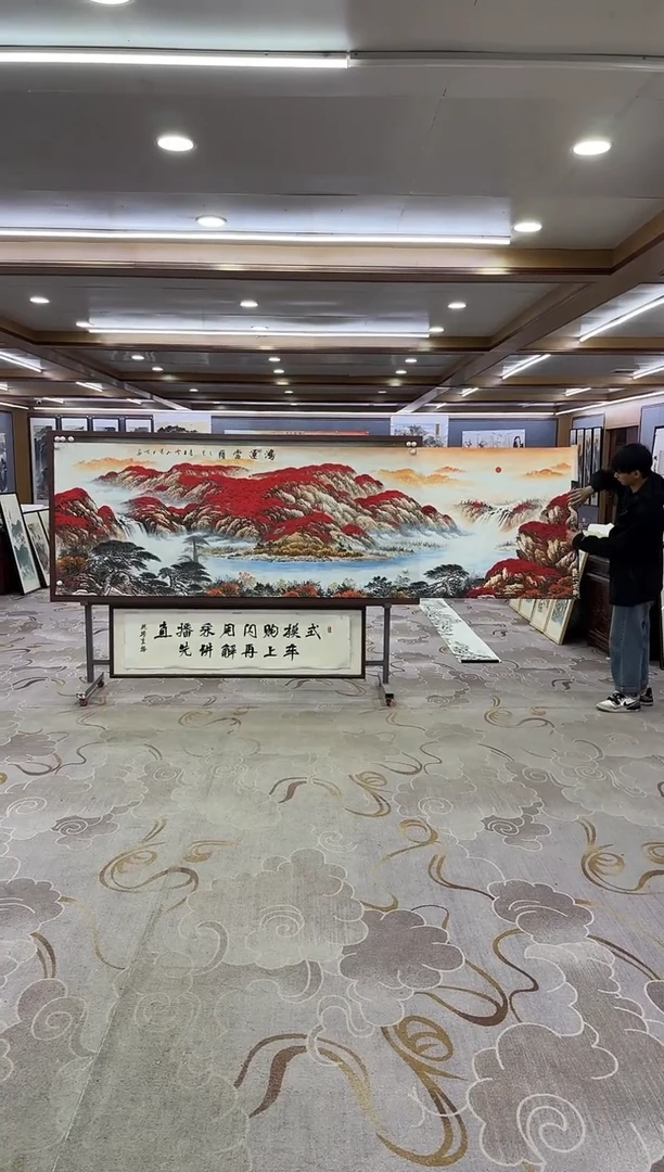 绘画永*绘画Y-刘雪红-小丈二-山水画