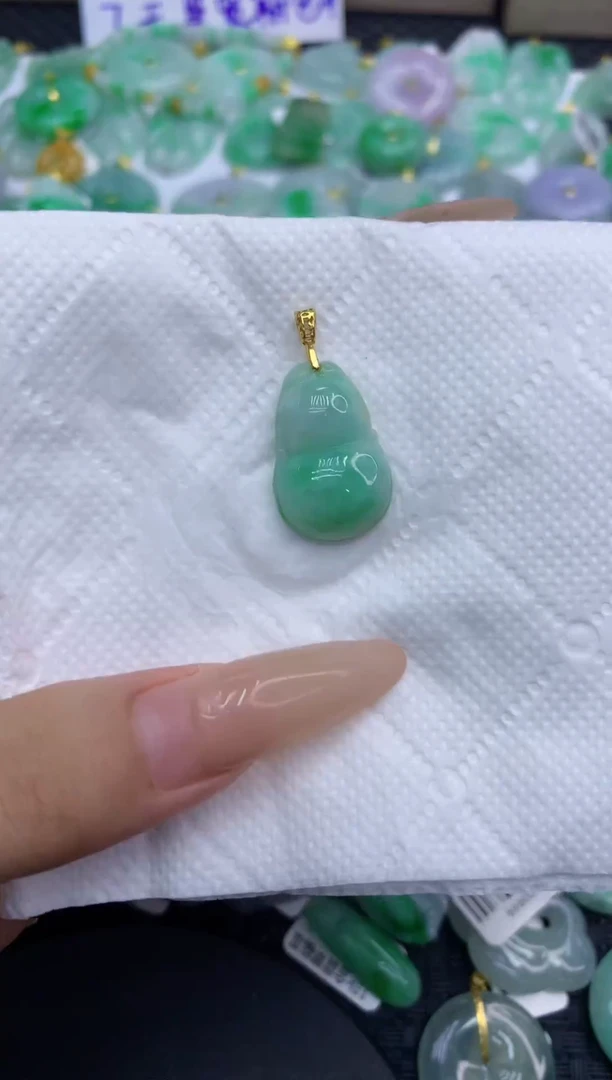 颈饰未镶嵌翡翠天然缅甸A货翡翠