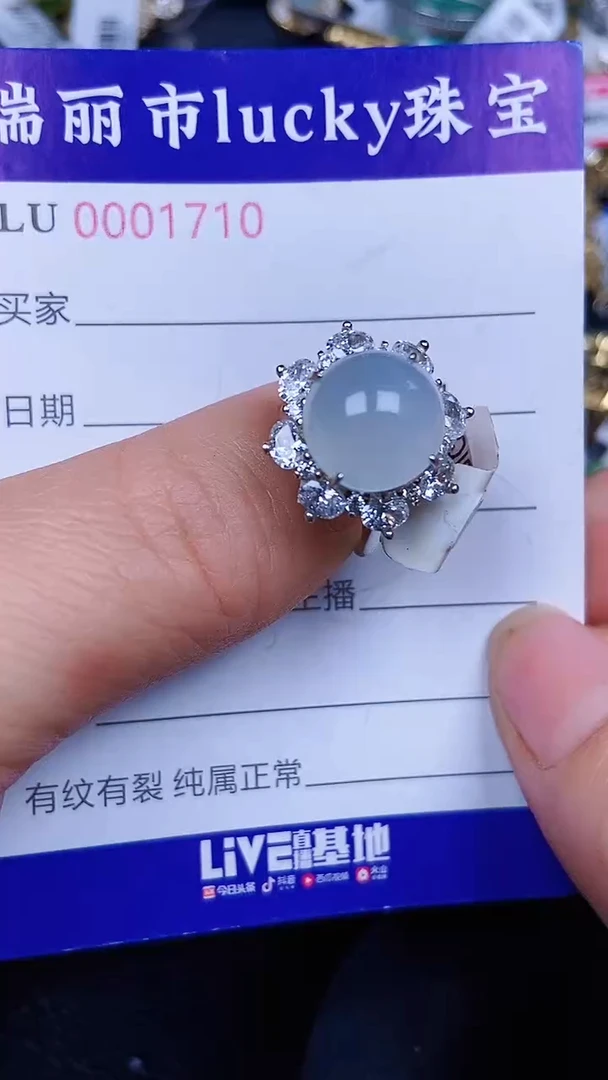 颈饰银S925镶嵌翡翠1710
